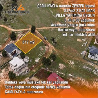 Ra Gayrimenkul Çamlıyayla Zevzek Tepesi İki Kat İmarlı Arsa