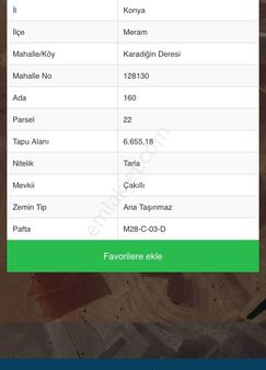 Karadigin Deresi 6.655m2 Müstakil Tarla