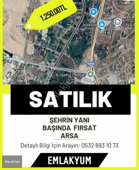 Emlakyumdan Şehrin Yanıbaşında Otogar Arkası Fırsat Arsalar