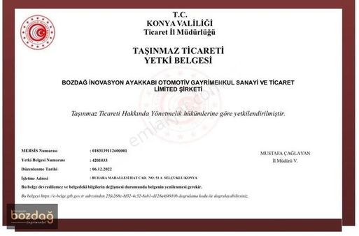 Bozdağ Gayrimenkul'den Ladik'te İstanbul Yoluna Sıfır Tarla