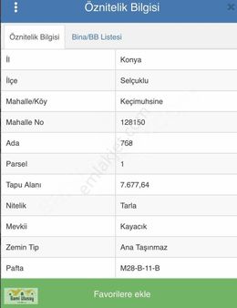 Altınapabarajı Dibinde Muhteşem Arazi