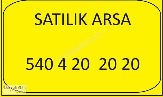Denizli 20 Arsa Ofisinden Servergazide Satılık Arsa