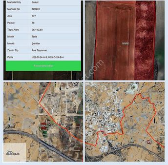 Yenimahalle Susuzda Yatırımlık 500 M2 Acilll.