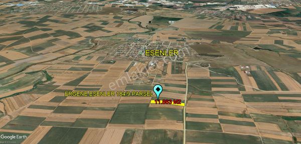 Esenler'de Satılık Çevre Yolu Üzerinde 11863 M2 Mustakil Tapulu Tarla
