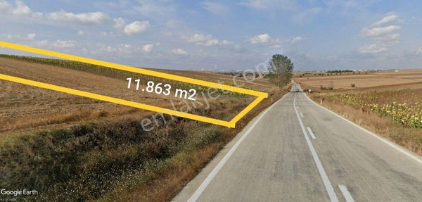 Esenler'de Satılık Çevre Yolu Üzerinde 11863 M2 Mustakil Tapulu Tarla