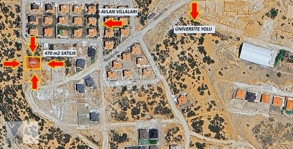 Mk Emlak' Dan 470 M2 Manzaralı Muhteşem Villa Arsası