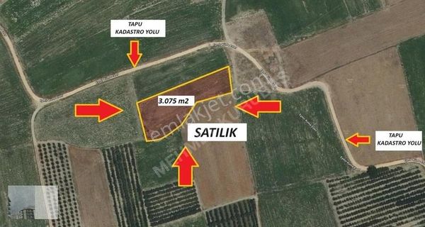 Mehmet Kurubaş Emlak'ta Eymir Köyü 3.075 M2 Satılık Arsa