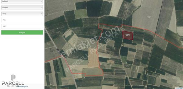 Balıkesir Altıeylül Atköy Mah. Satılık 3700 M² Emsalsiz Tarla