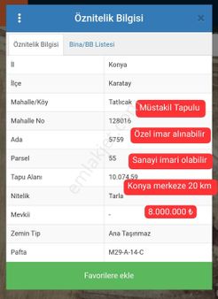 Çağlak Gayrimenkul Den Satılık Arsa