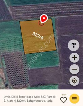 Ümmetoğlu'ndan Kızılçukur Mevkiinde ( 4.320 M2) Asfalta 400 Metre Mesafede