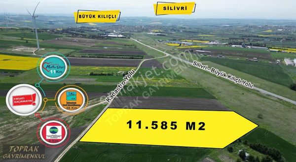 Toprak Gayrimenkul'den Silivri Büyükkılıçlı Köyünde Yolu Olan