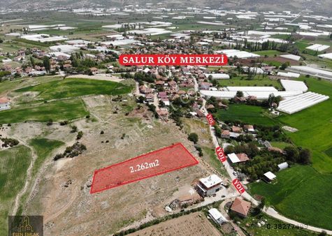 Elmalı Salur Mahallesinde 2 Kat İmarlı 500m2 İnşaat Alanı Bulunan 2262m2 Fırsat Arsa Satılıktır