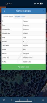 Çınarcık Merkezde Muhteşem Konumda Kat Karşılığı Arsa