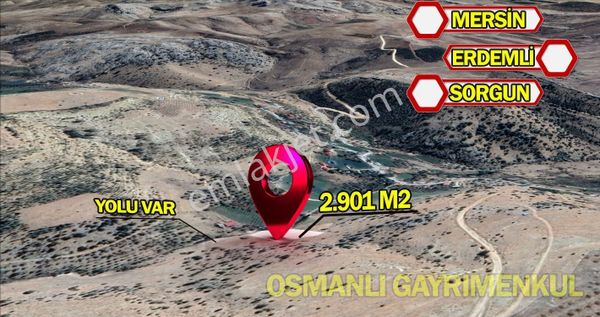 ✅erdemli Sorgun Da Satılık 2901m2 Tarla