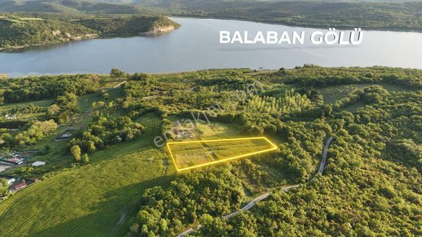 Arnavutköy Balaban'da Göl Manzaralı Hobi Bahçesine Uygun Arsa