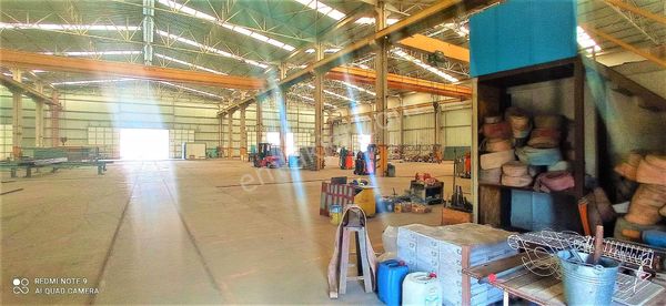 Zorlu Gayrimenkul'den Organize Sanayi İçerisinde 17500m2 Arsa 5800m2 Kapalısı