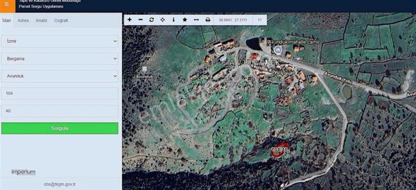 Bergama Avunduk Köyünde Satılık Bahçe