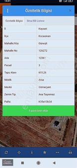 Güneslide Satilik Villa Parseli