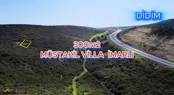 Fırsat! İzmir Bodrum Didim Ana Yola Sıfır 1034m2 Arsa