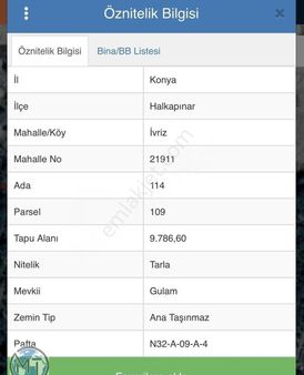 İvrizde 25 Evlek Bahçe