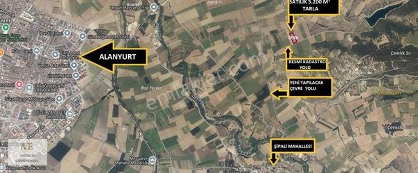 Aydınlık Emlak'tan Şipali'de Satılık 5.200 Metre Kare Tarla