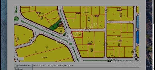 Akbay'dan 20'lik Bölünmüş Yolda Asfalta Cephe 1064m2 Köşe Parsel