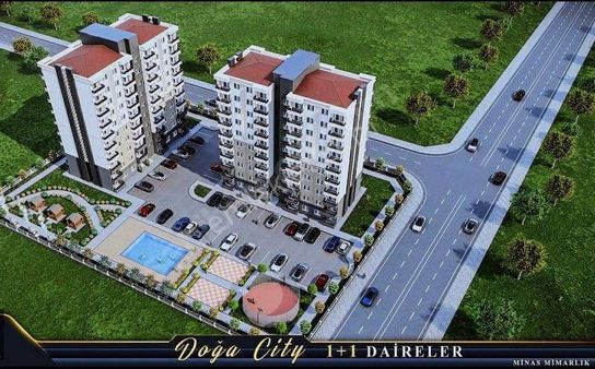 Doğa Cıty’de Çok Acil Satılık 1+1 Daire