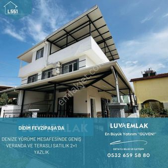 Didim Fevzipaşa'da Denize 400 Mt Mesafede Geniş Veranda Ve Teraslı Satılık 2+1 Yazlık