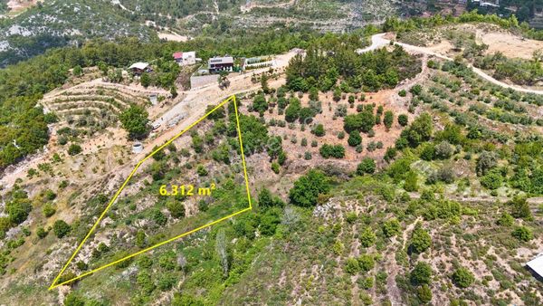 Satılık 6.312 M² Tarla, Alanya-mahmutseydi