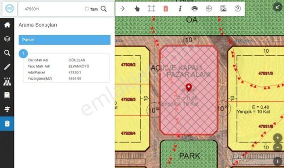 Etimesgut Oğuzlar Mah İmarlı Kapalı Pazar Yeri Polat Emlaktan