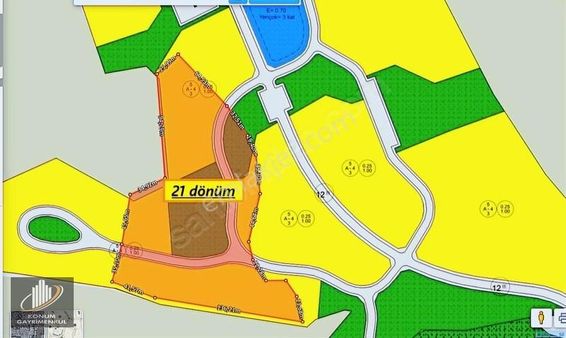 Dilovası Köselerde Satılık 21 Dönüm Arazi.(imar Uygula Planında)