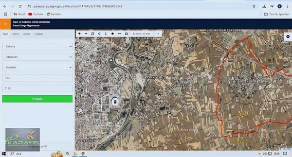 Sakarya Merkez Budaklar Da Çift Tapu Yerleşim Yerine Yakın Satılık Araziler