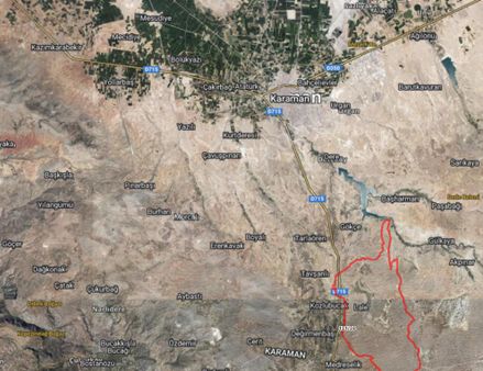 Karaman Merkeze Yakın Konumda 14,873 M² Arazi