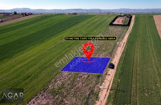 Acar Emlak'tan Şehir Manzaralı 275 M2 Villa İmarlı Fırsat Arsa *
