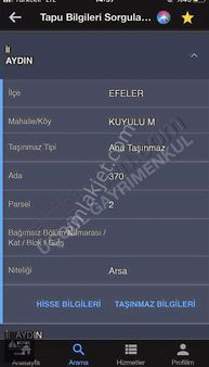 Aydın Efeler Kuyuluda Şehir Hastanesi Yakını Satılık Parsel