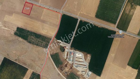 Hatunsaray'da Asfalt Yola Cephe 4,913 M² Tarla