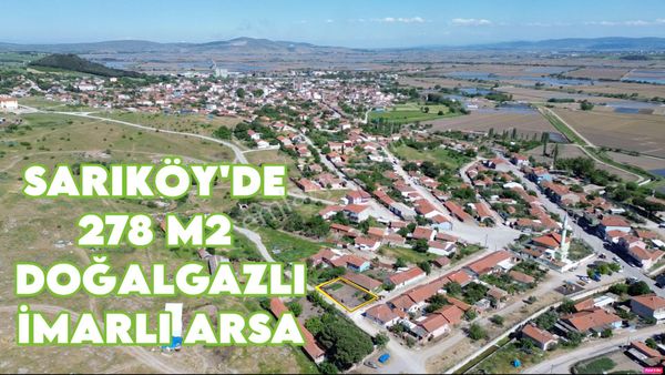 Sarıköy'de 278 M2 Doğalgazlı İmarlı Arsa