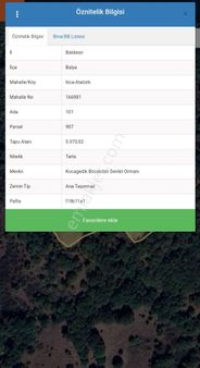 Balıkesir Balya Ilıca-atatürk 5.970 M2 Tarla Tek Tapulu Satılık