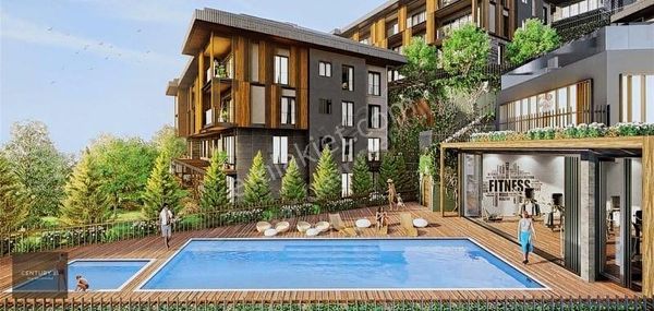 Alya Park Evlerinde Eşyalı Mükemmel Konumlu Bahçe Dublexi