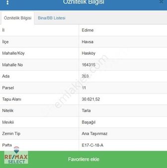 Re/max Selectten Hasköyde Yüksek Potansıyellı 30 Dönüm Tarla