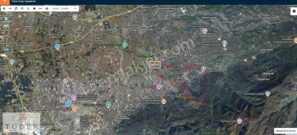 Sakarya Hendek'te Çamlıca Da Resmi Yolu Olan 4473 Mt Tarla