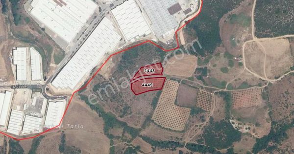 Bursa Hasanağa Osb'de Sanayi İmar Dibi İki Adet Tek Tapulu Satılık Arsa