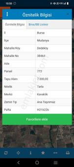 #satılık Tarla# Mudanya Dedeköy Mahallesi