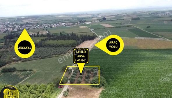 ⬛🟨 Bandırma Aksakal Mahallesi 1.401 M² Satılık Bağ Nitelikli Arazi⬛🟨