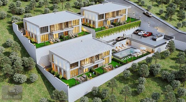 İsmail Şirinden Manastırda Modern Tasarımlı Yeni Proje Villalar