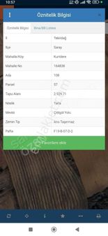 Saray Kurtdere Mahallesinde 3 Dönüm Tek Tapu Yatırımlık Acil