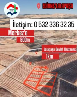 Edirne Lalapaşada Apartma İmarlı Yatırım Değeri Yüksek Arsalar