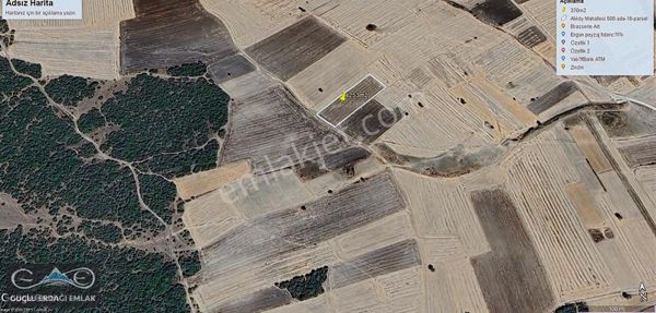 Satılık 4.253m² Tarla Biga Örtülüce 'de Güçlü Erdağı Emlak'tan