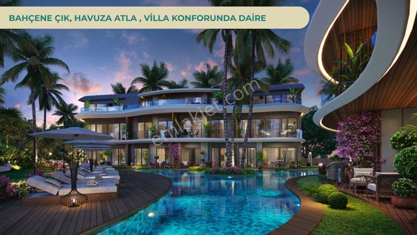 Maris Lagoon Plus - 2+1 Bahçeli Direk Havuz Girişli ( Swim Up )