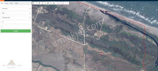 Arslan Emlak'tan Çanakkale / Biga / Gerlengeçte 425 M2 Arsa